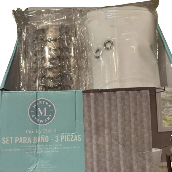 Martha Stewart 3 Piece Bath Set - Picture 1 of 7